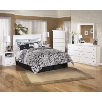 Bostwick Shoals 4 Pc. Bedroom - Dresser, Mirror, Chest, Queen/Full Panel Headboard