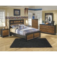 Aimwell 5 Pc. Bedroom - Dresser, Mirror & Full Panel Bed
