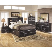 Kira 5 Pc. Bedroom - Dresser, Mirror & Queen Bed with Storage