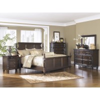 Key Town 5 Pc. Bedroom - Dresser, Mirror & Queen Panel Bed