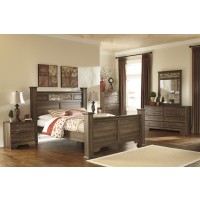Allymore 6 Pc. Bedroom - Dresser, Mirror & Queen Poster Bed