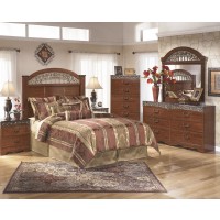Fairbrooks Estate 3 Pc. Bedroom - Dresser, Mirror, Queen/Full Panel Headboard