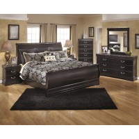 Esmarelda 5 Pc. Bedroom - Dresser, Mirror & Queen Sleigh Bed