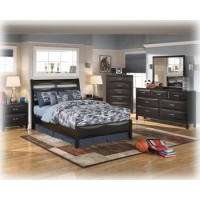 Kira Dresser, Mirror & Full Panel Bed